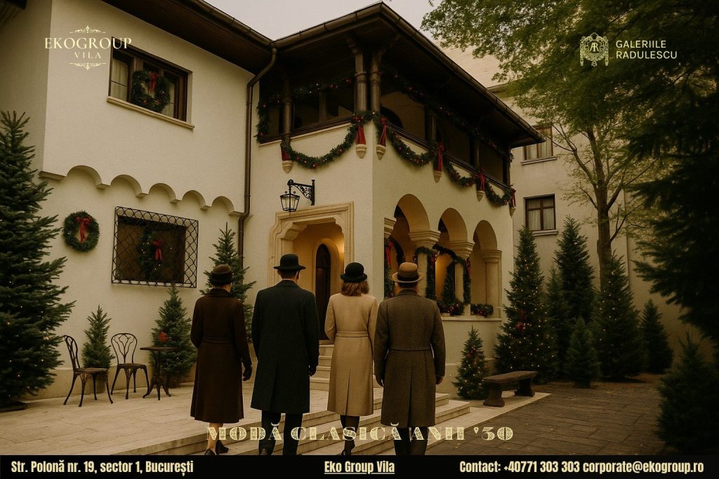 Haine de Crăciun din Epoca Interbelică – O Eleganță și Nostalgie Redevenită în Prim-Plan la Eko Group Vila