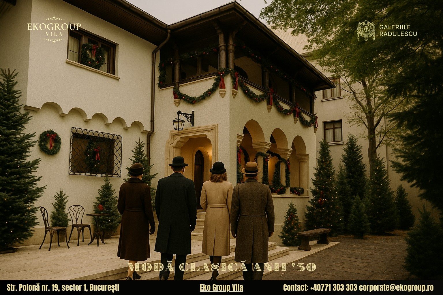 Haine de Crăciun din Epoca Interbelică – O Eleganță și Nostalgie Redevenită în Prim-Plan la Eko Group Vila 8 Haine de Crăciun din Epoca Interbelică – O Eleganță și Nostalgie Redevenită în Prim-Plan la Eko Group Vila